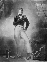 Admiral Thomas Cochrane, 10. Earl of Dundonald, graviert von Charles Turner, 1809
